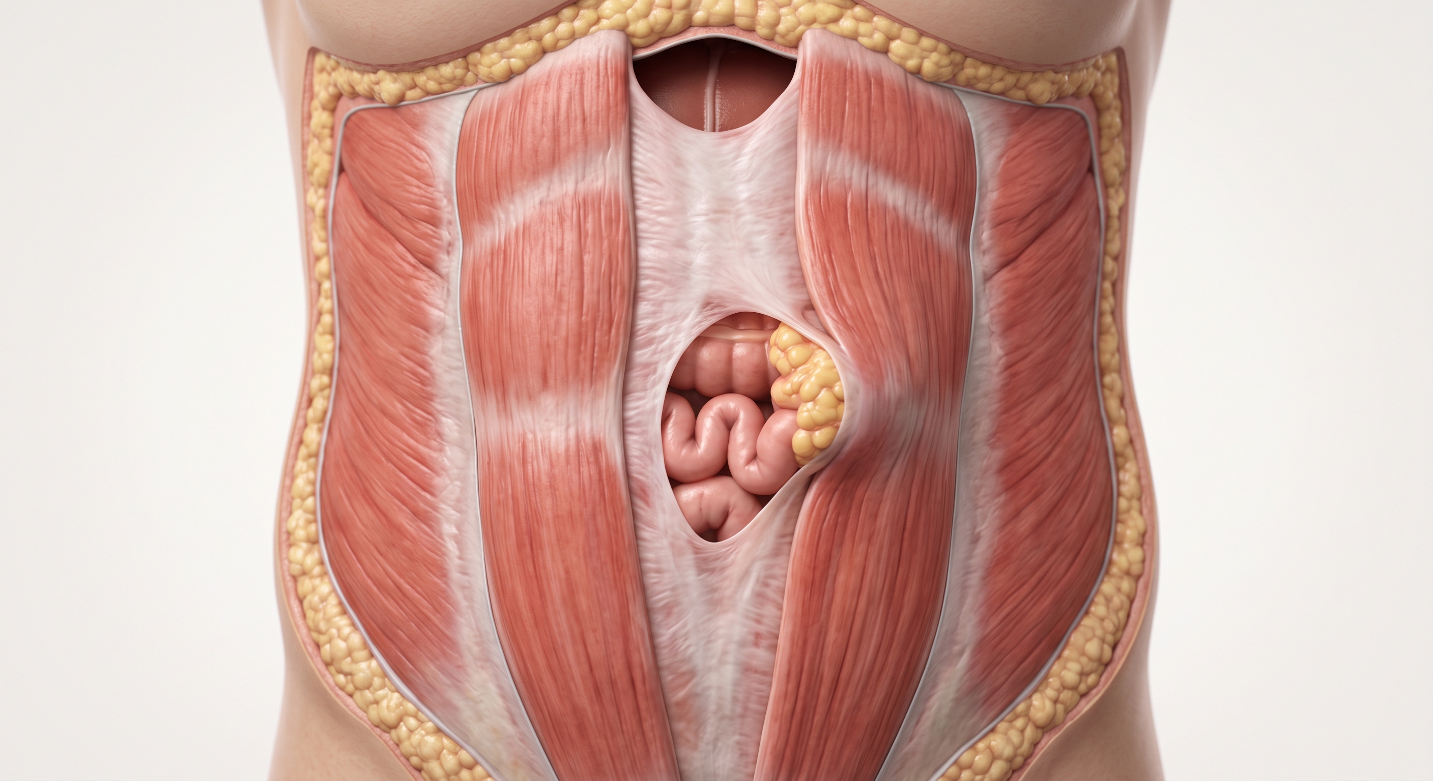 Diástasis de rectos asociada a hernia