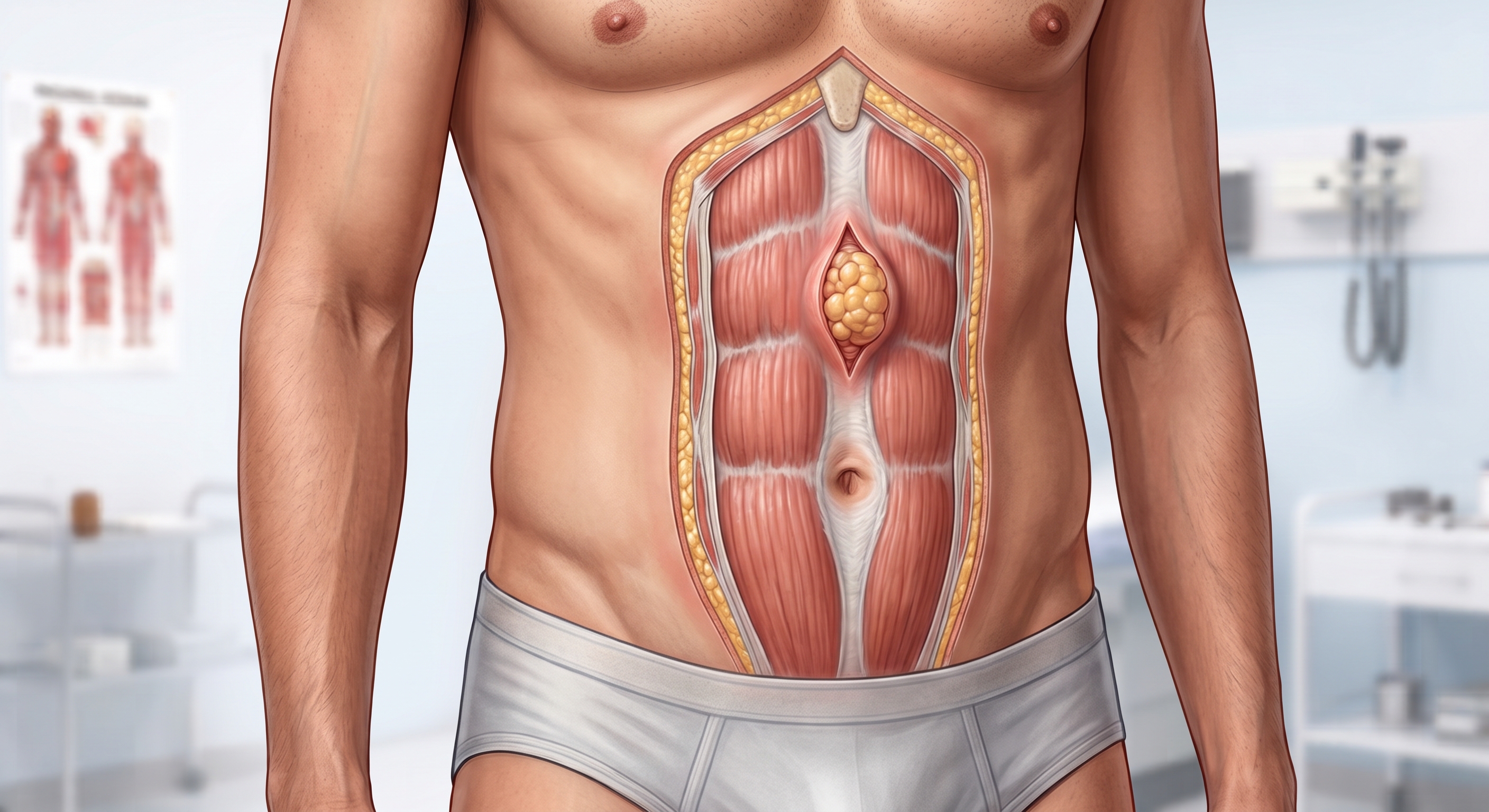 Hernia epigástrica